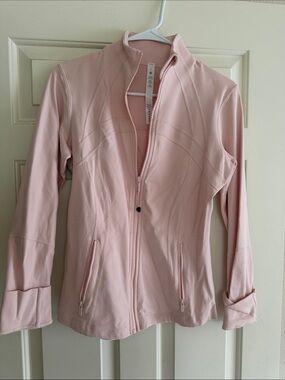 Lululemon Define Jacket- Pink Mist size 8 (basically new)